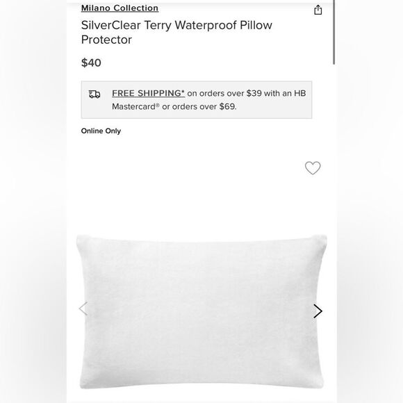 Milano Collection
SilverClear Terry Waterproof Pillow Protector - Picture 1 of 3